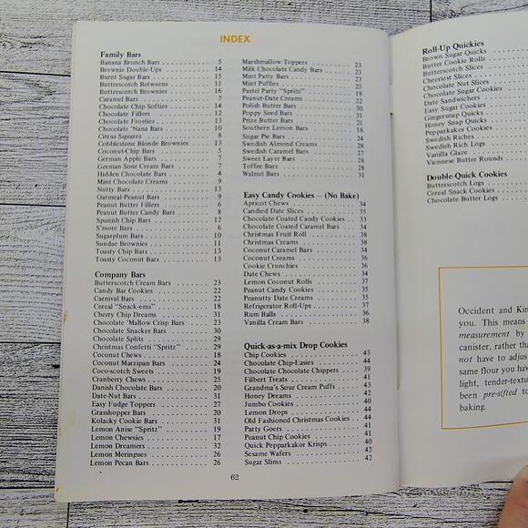 Occident King Midas Quick-As-A-Mix Cookbook Booklet Peavy Flour Mill VERY GOOD - Picture 6 of 13